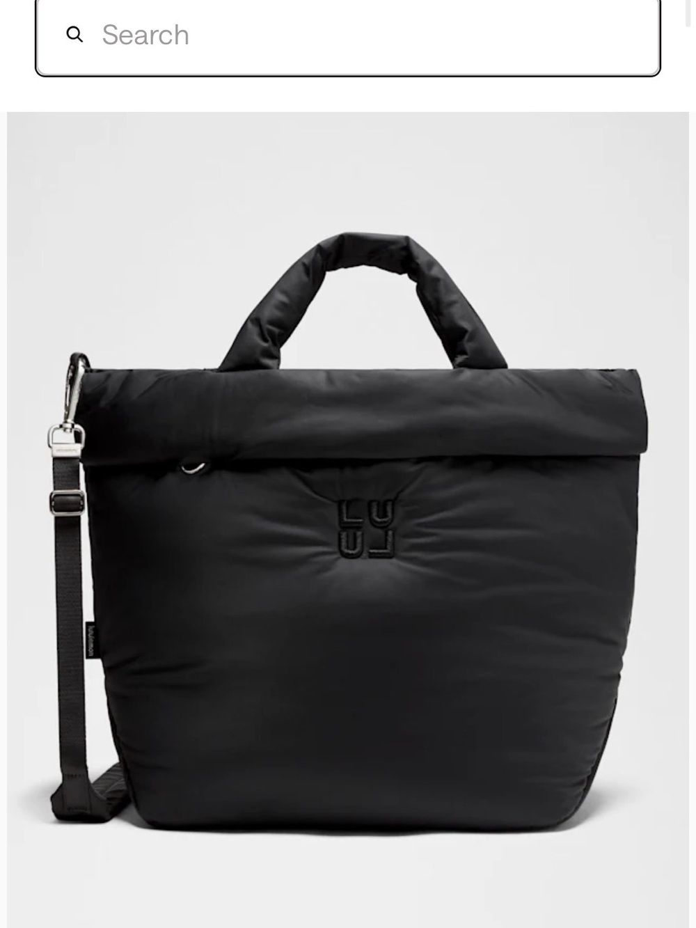 lululemon athletica Black Travel Garment Cover